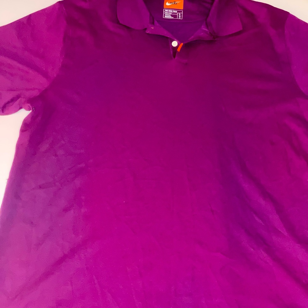 Nike Men's Vibrant Purple Polo Shirt